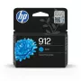 HP 912 Cyan alkuperäinen mustekasetti (4 ml, Standard Yield) OfficeJet-tulostimiin
