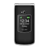 Bea-fon Silver Line SL605 peruspuhelin Dual-SIM musta hopea