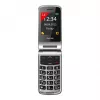 Bea-fon Silver Line SL605 peruspuhelin Dual-SIM musta hopea