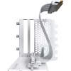 MONTECH pystysuuntainen GPU-asennussarja PCIe 4.0 -riserkaapeli valkoinen 20cm