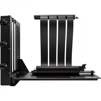 MONTECH pystysuuntainen GPU-asennussarja PCIe 4.0 -riserkaapeli musta 20cm