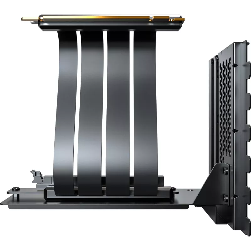 MONTECH pystysuuntainen GPU-asennussarja PCIe 4.0 -riserkaapeli musta 20cm