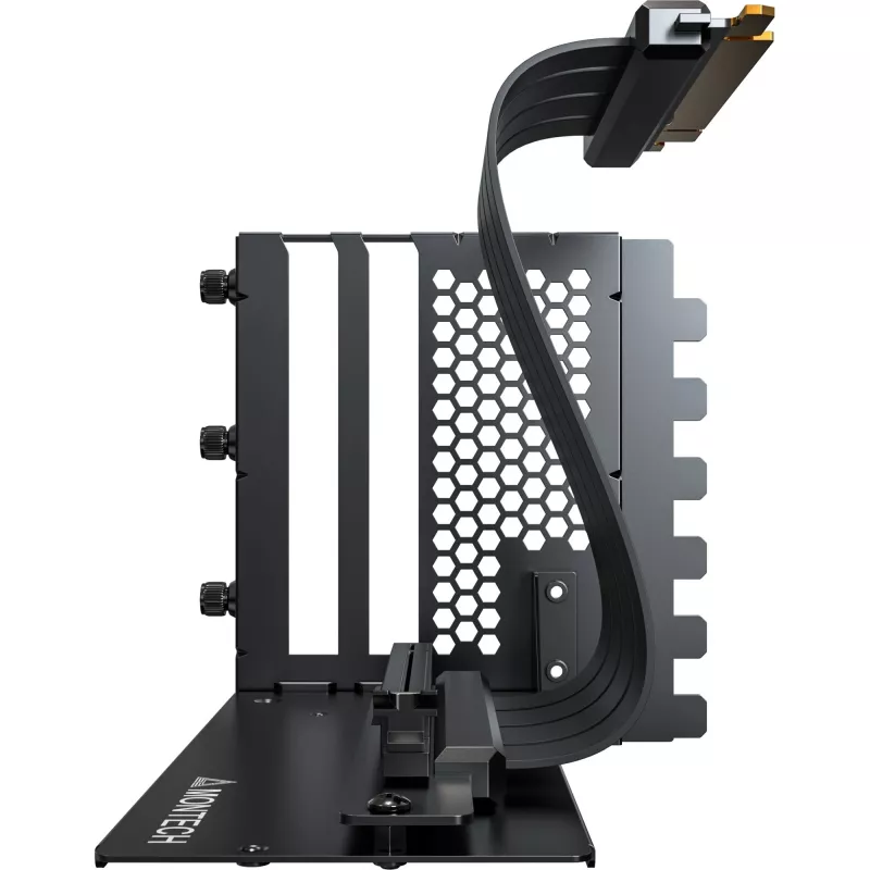 MONTECH pystysuuntainen GPU-asennussarja PCIe 4.0 -riserkaapeli musta 20cm