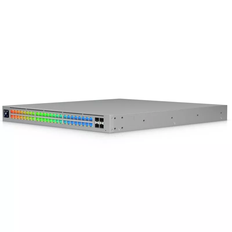 Ubiquiti ECS-48S-PoE (2150W) yritystason 48-porttinen Layer 3 Etherlighting PoE+++ -kytkin