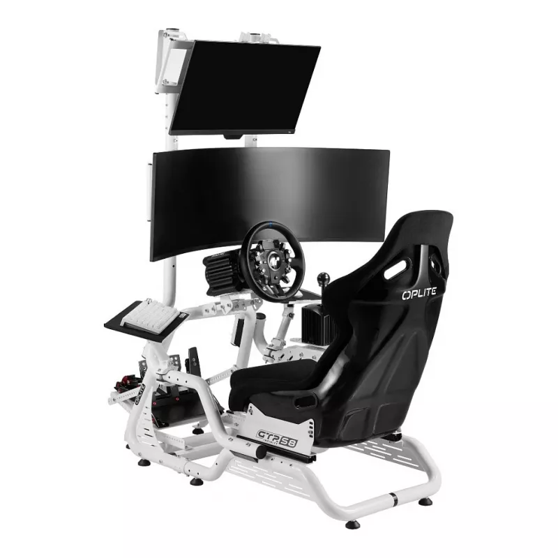 OPLITE-monitoriteline S8 On Top Single valkoinen Retail