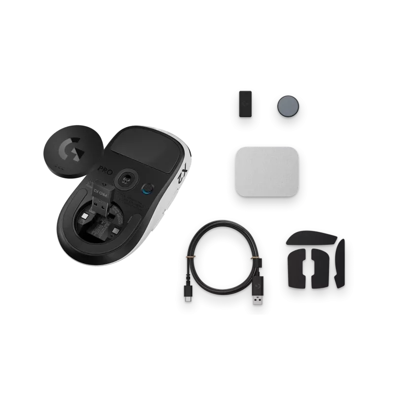 Logitech G PRO X2 SUPERSTRIKE langaton pelihiiri - valkoinen