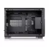 Thermaltake TR200 WS Super Mini Tower -kotelo, musta/puu, karkaistu lasi