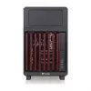 Thermaltake TR200 WS Super Mini Tower -kotelo, musta/puu, karkaistu lasi