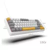 INCA pelinäppäimistö RGB Red Switch USB mekaaninen 2,00m valkoinen (IKG-457)