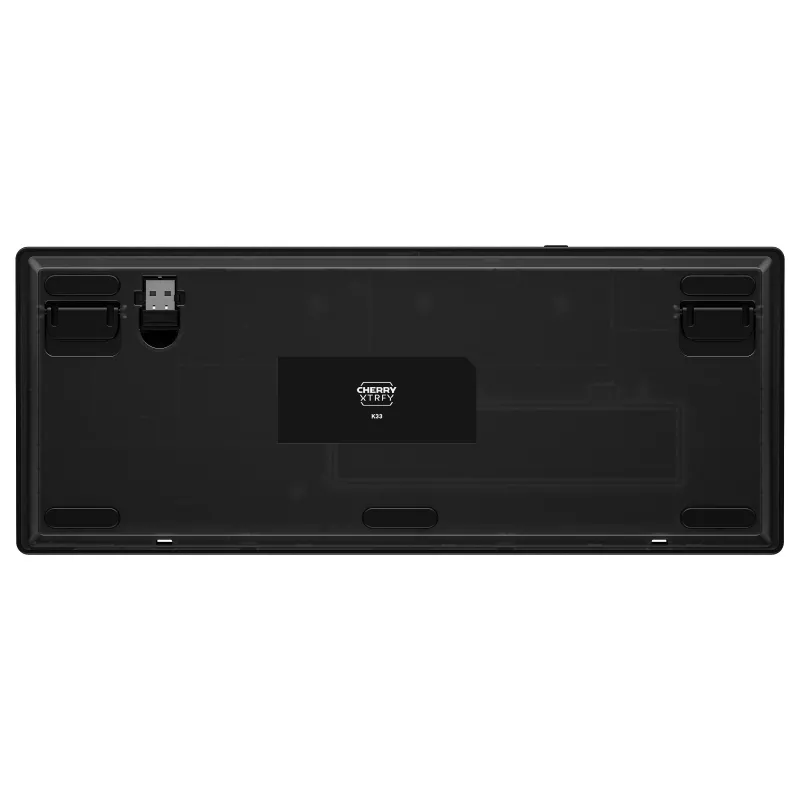 CHERRY XTRFY K33 Compact FS langaton näppäimistö musta AZERTY France