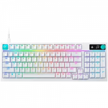 Logitech G316 X 98 langallinen pelinäppäimistö - valkoinen - US International - tuntopalautteinen