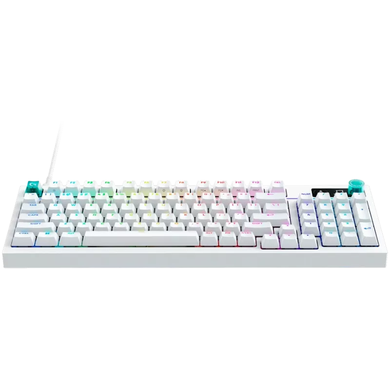 Logitech G316 X 98 langallinen pelinäppäimistö - valkoinen - US International - tuntopalautteinen