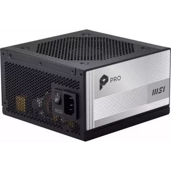 MSI PRO A850PL PCIE5 850W 80 PLUS Platinum ATX 3.0 täysin modulaarinen virtalähde
