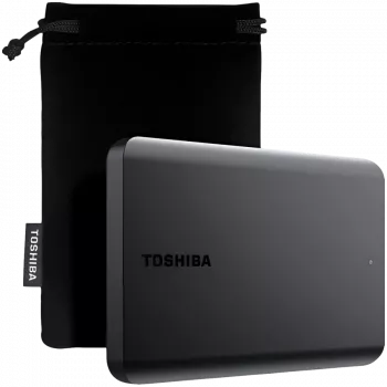 Toshiba Canvio Basics Excl 1TB ulkoinen kiintolevy, USB 3.2 Gen 1, musta