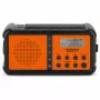 TechniSat TechniRadio Solar 2 DAB+/FM kannettava radio aurinkopaneelilla ja käsikammella, musta/oranssi