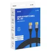 SAVIO CL-210 DisplayPort 2.1 -kaapeli 2m musta