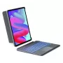 Inateck KB04118 näppäimistö iPad Pro 12.9 (3.-6. sukupolvi) ja iPad Air 13 -tabletille, QWERTZ, harmaa