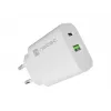 NATEC Ribera seinälaturi 1x USB-A + 1x USB-C 20W valkoinen