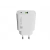 NATEC Ribera seinälaturi 1x USB-A + 1x USB-C 20W valkoinen