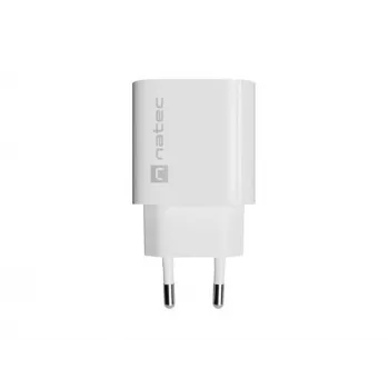 NATEC Ribera seinälaturi 1x USB-C 20W valkoinen