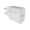 NATEC Ribera seinälaturi 1x USB-C 20W valkoinen