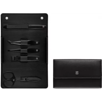 ZWILLING manikyyrisetti nahka 5 osaa musta (97003-004-0)