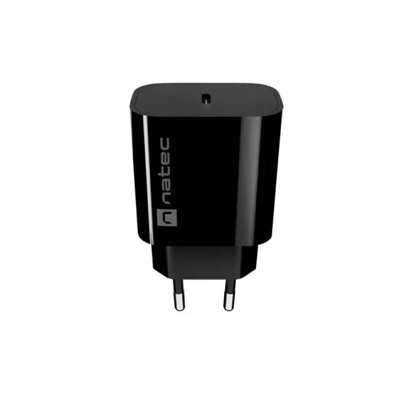 NATEC Ribera USB-C seinälaturi 20W musta