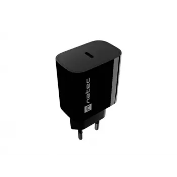NATEC Ribera USB-C seinälaturi 20W musta