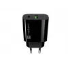 NATEC Ribera seinälaturi 1x USB-A + 1x USB-C 20W musta