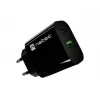 NATEC Ribera seinälaturi 1x USB-A + 1x USB-C 20W musta