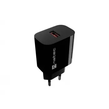 Natec Ribera USB-A seinälaturi 18W musta