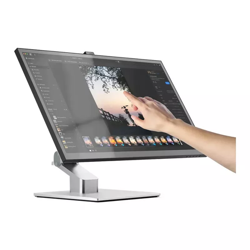 ALOGIC Clarity Fold Touch 27 tuuman 4K UHD IPS kosketusnäyttö webkameralla, 65W USB-C PD, Fold Stand