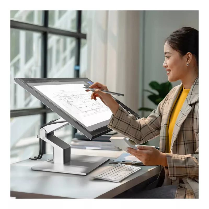 ALOGIC Clarity Fold Touch 27 tuuman 4K UHD IPS kosketusnäyttö webkameralla, 65W USB-C PD, Fold Stand