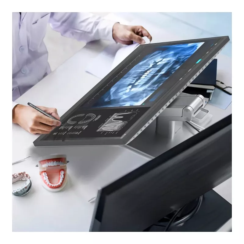 ALOGIC Clarity Fold Touch 27 tuuman 4K UHD IPS kosketusnäyttö webkameralla, 65W USB-C PD, Fold Stand
