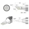 iFixit FixHub juotospää veitsi 2,5 mm hopea