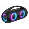 Denver BTG-618 kannettava Bluetooth-juhlakaiutin 200W LED-valoilla, musta