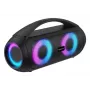 Denver BTG-618 kannettava Bluetooth-juhlakaiutin 200W LED-valoilla, musta