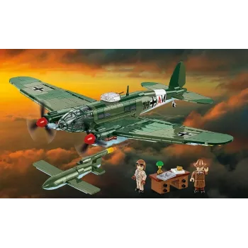 COBI Heinkel HE 111 H-22 V1-lentopommilla rakennuspalikkasarja 927 osaa