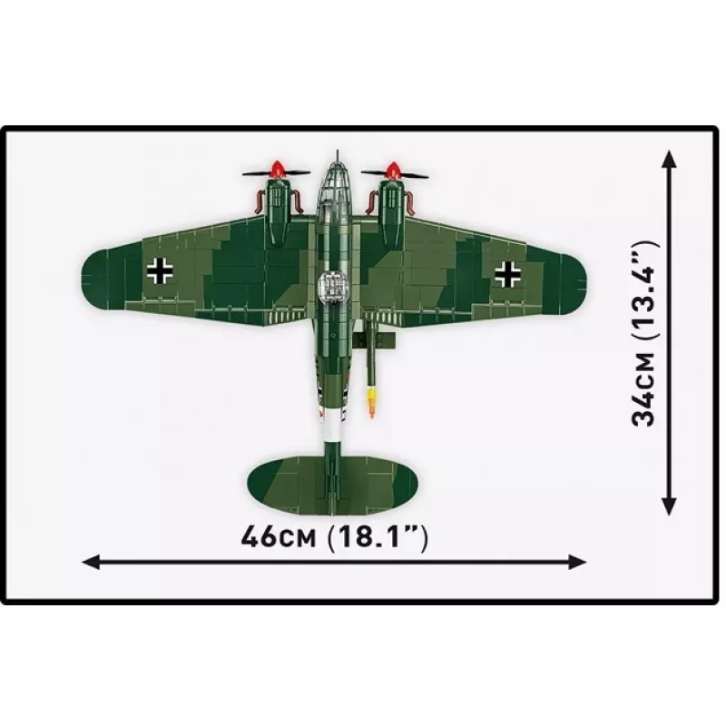 COBI Heinkel HE 111 H-22 V1-lentopommilla rakennuspalikkasarja 927 osaa