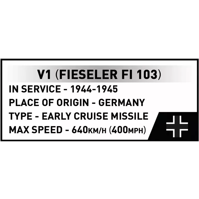 COBI Heinkel HE 111 H-22 V1-lentopommilla rakennuspalikkasarja 927 osaa