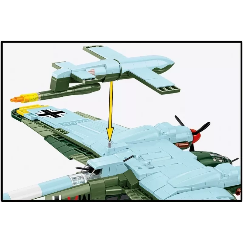 COBI Heinkel HE 111 H-22 V1-lentopommilla rakennuspalikkasarja 927 osaa