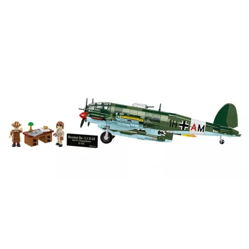 COBI Heinkel HE 111 H-22 V1-lentopommilla rakennuspalikkasarja 927 osaa