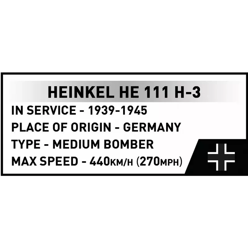 COBI rakennuspalikat Heinkel HE 111 H-3 788 osaa