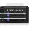 ICY BOX FatCage 2x 2.5/3.5 SATA HDD/SSD RAID 1 5.25 paikkaan musta/hopea