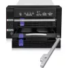 ICY BOX FatCage 2x 2.5/3.5 SATA HDD/SSD RAID 1 5.25 paikkaan musta/hopea