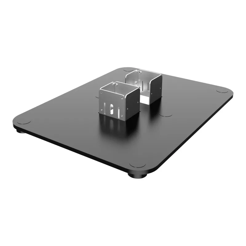 Elo Touch Solutions Elo Wallaby Pro Self-Service Double Base - asennusosa (lattialevy) - musta/hopea