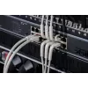 DIGITUS CAT 6A F-FTP kulmapatch-kaapeli, kupari, 2 m, harmaa, 10 kpl