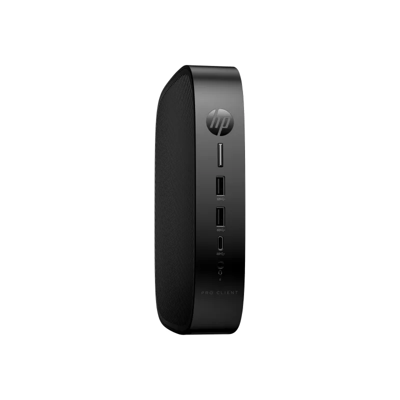 HP Pro t550 Thin Client - Intel Celeron J6412 - 8GB RAM - 64GB Flash - USFF - musta