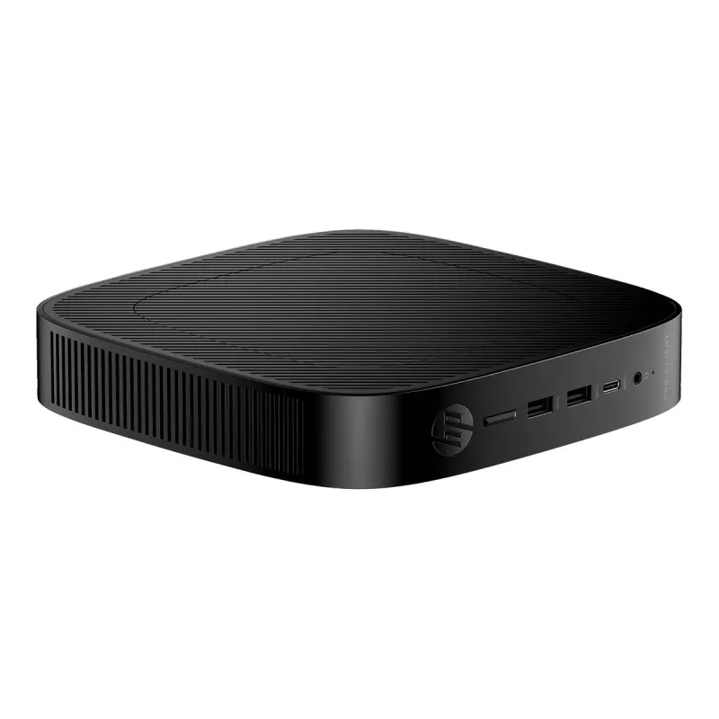 HP Pro t550 Thin Client - Intel Celeron J6412 - 8GB RAM - 64GB Flash - USFF - musta