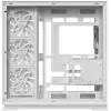 Krux Atron valkoinen Mid-Tower PC-kotelo karkaistulla lasilla